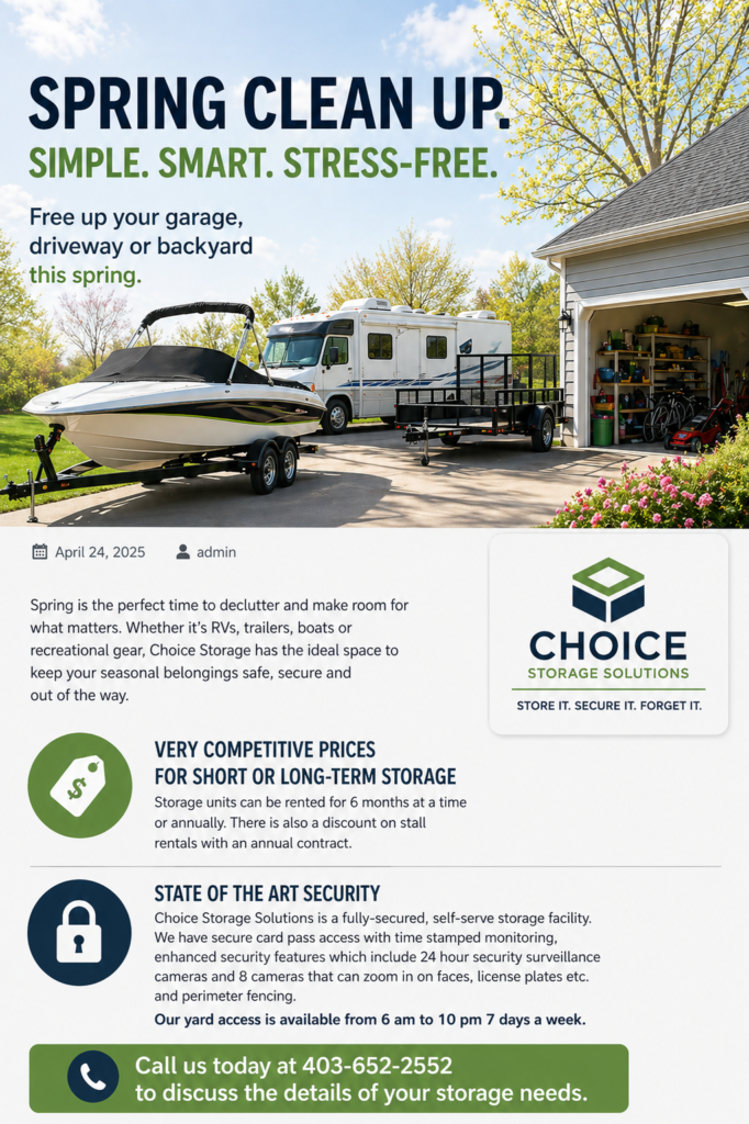 Choice Storage Solutions Spring Clean Up